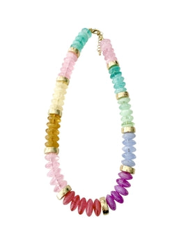 Calloway Pastel Beaded Necklace by Gemelli