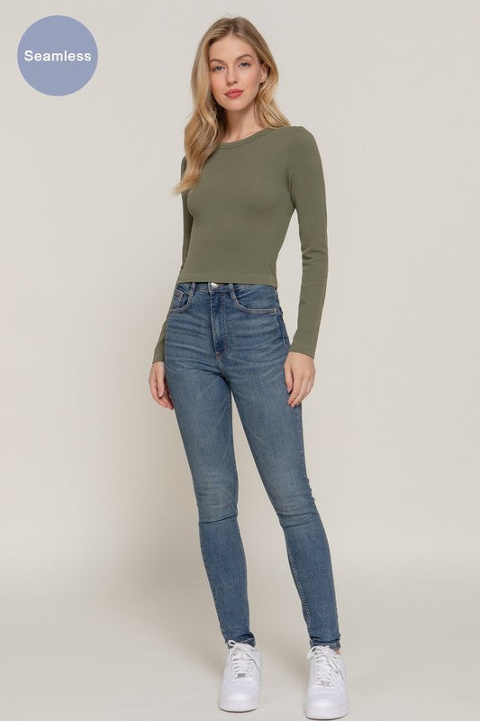 Baby Tee Me in Olive