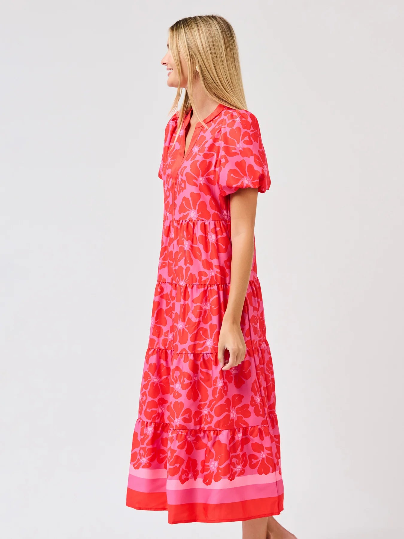 Kinsley Dress | Garden Samba Pink