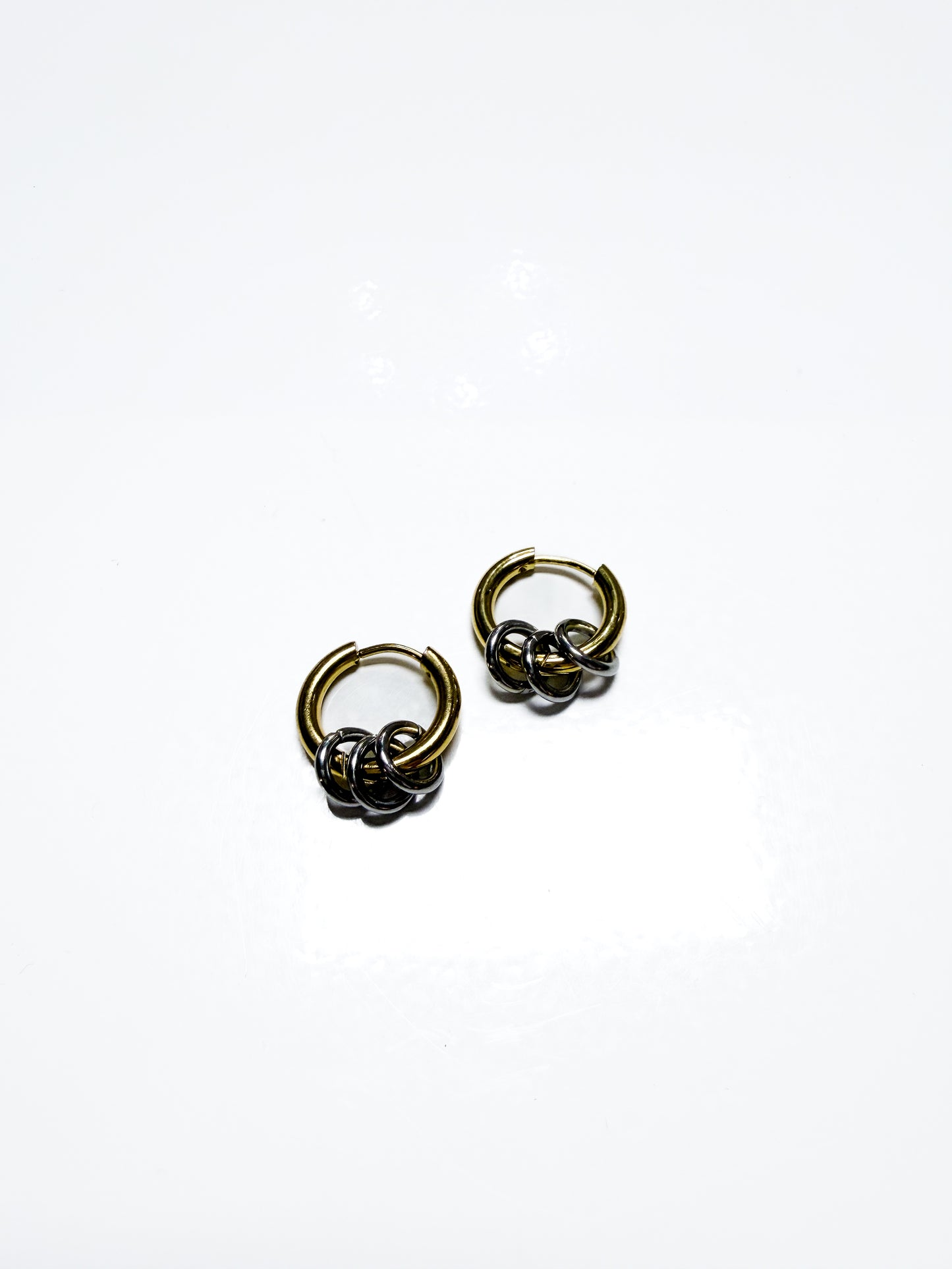 Mixed Metal Hoops