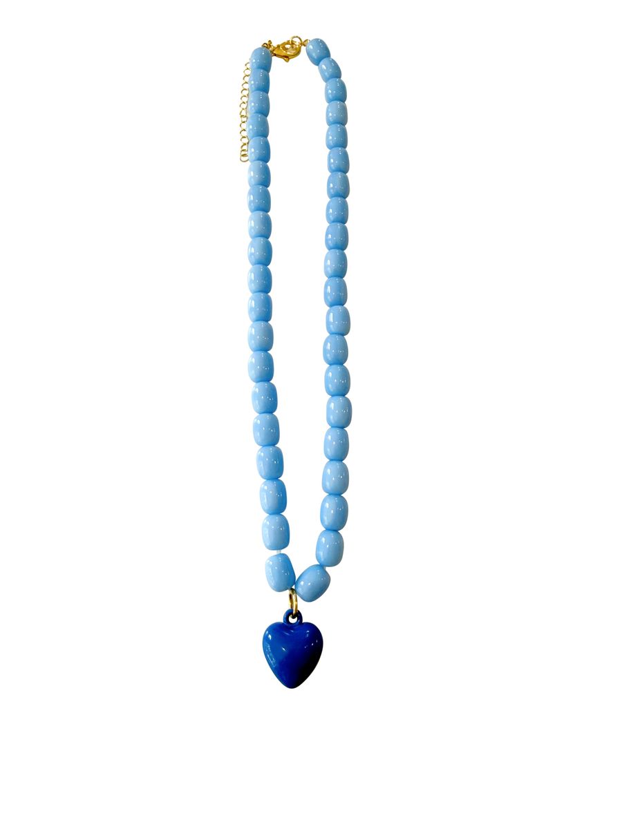 Tyler Necklace in Blue by Gemelli