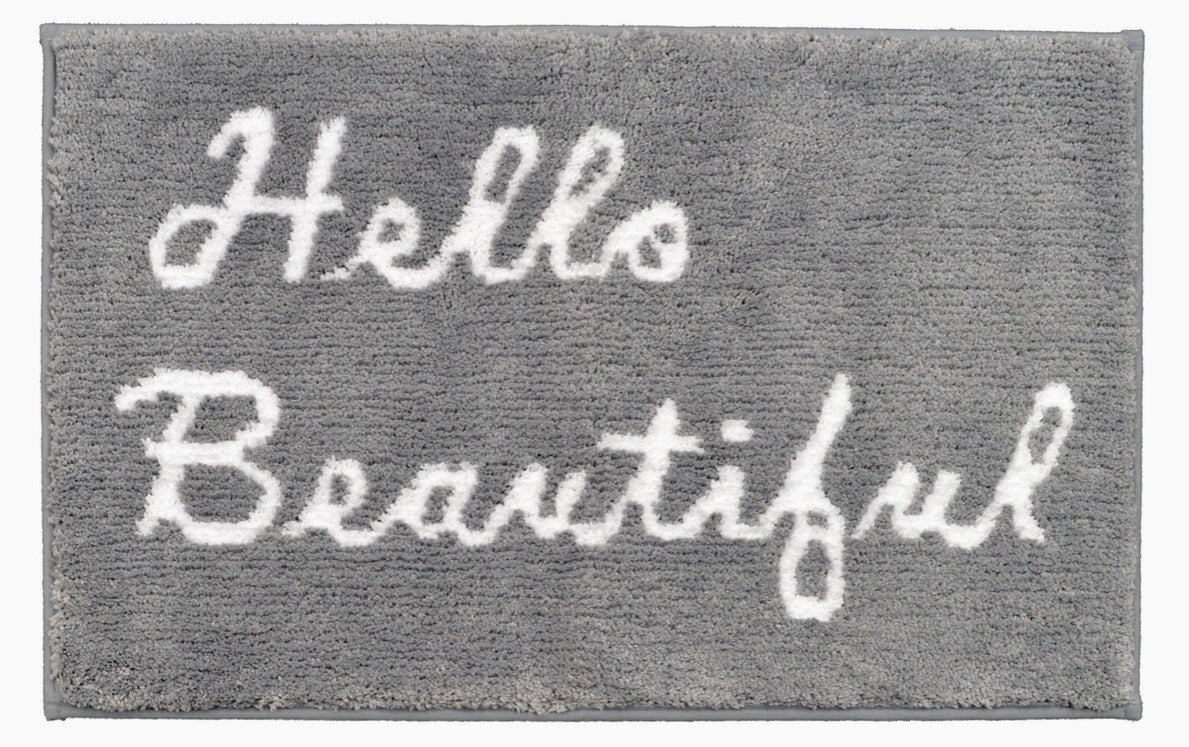 Hello Beautiful Bath Mat