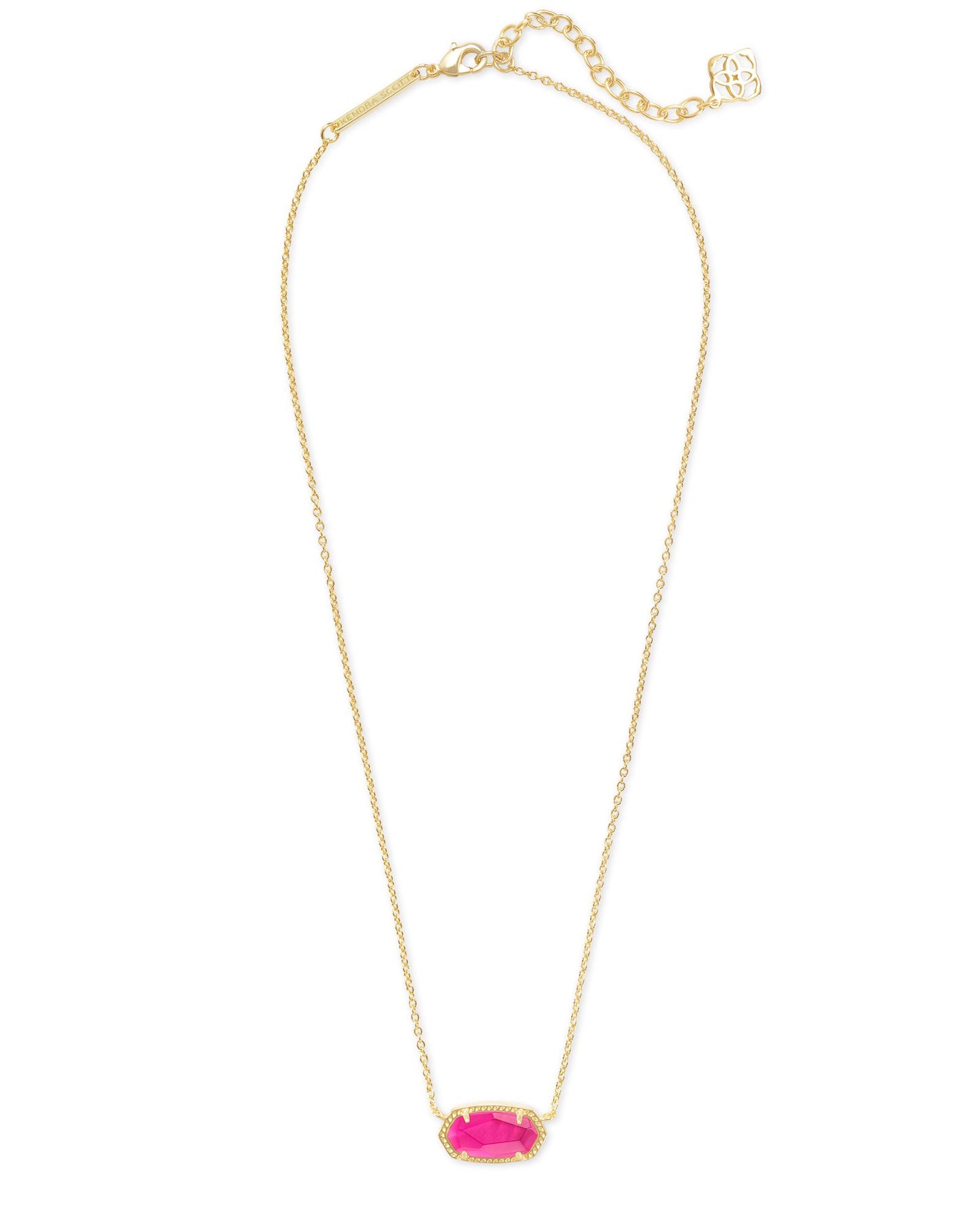 Kendra Scott Elisa Short Pendant Necklace in Azalea Illusion