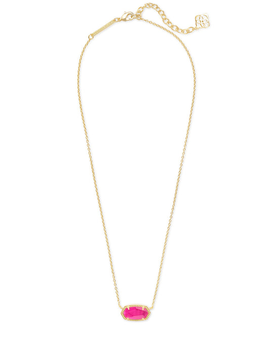 Kendra Scott Elisa Short Pendant Necklace in Azalea Illusion