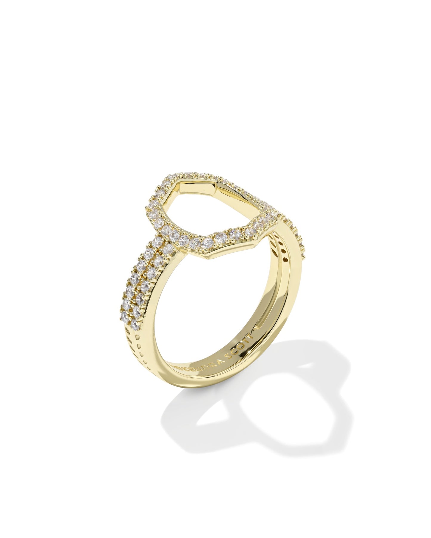 Kendra Scott Daphne Pave Cocktail Ring | Size 7