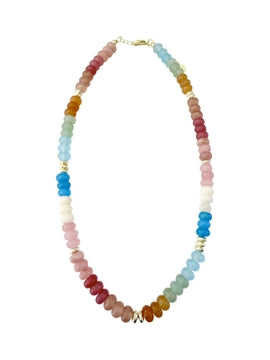 Kerry Pastel Beaded Necklace by Gemelli