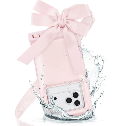 Casemate Ballet Pink Bow Waterproof Floating Pouch