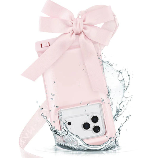 Casemate Ballet Pink Bow Waterproof Floating Pouch