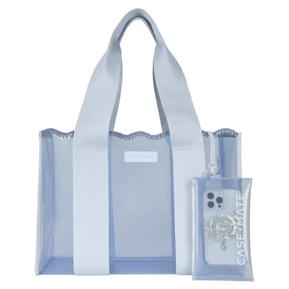 Casemate Carolina Blue Crochet Wave Jelly Tote Bag