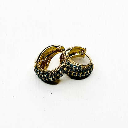 Green and Gold Hoops