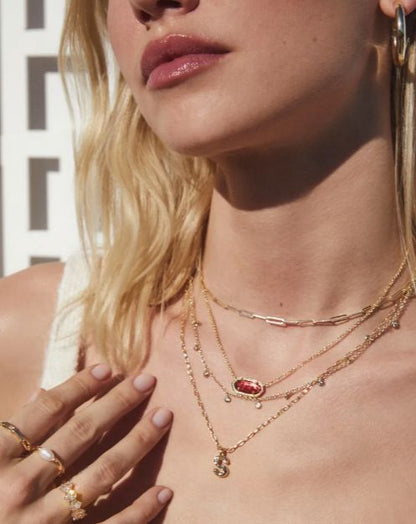 Kendra Scott Courtney Paperclip Necklace in Gold