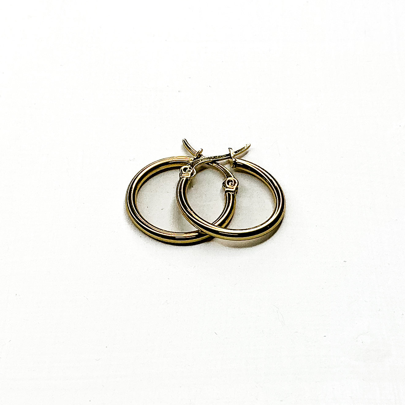 Thin Gold Hoops