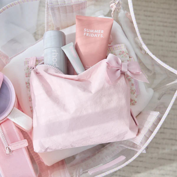 Casemate Ballet Pink Crinkle Makeup Bag