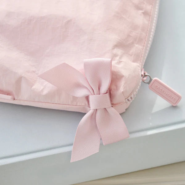 Casemate Ballet Pink Crinkle Makeup Bag
