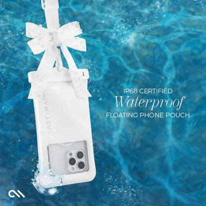 Casemate Ivory Pearl Bow Waterproof Floating Pouch