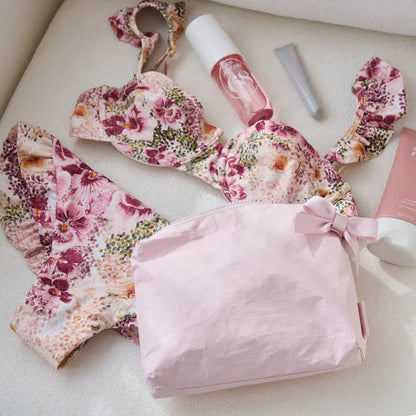 Casemate Ballet Pink Crinkle Makeup Bag