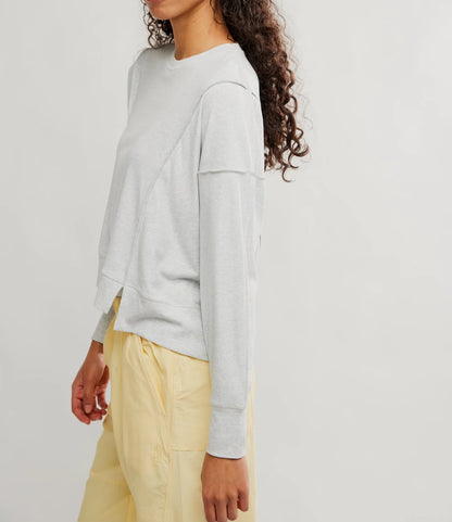 Free People Movement All My Love Long Sleeve in Heather Grey