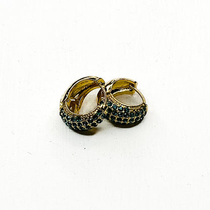 Green and Gold Hoops