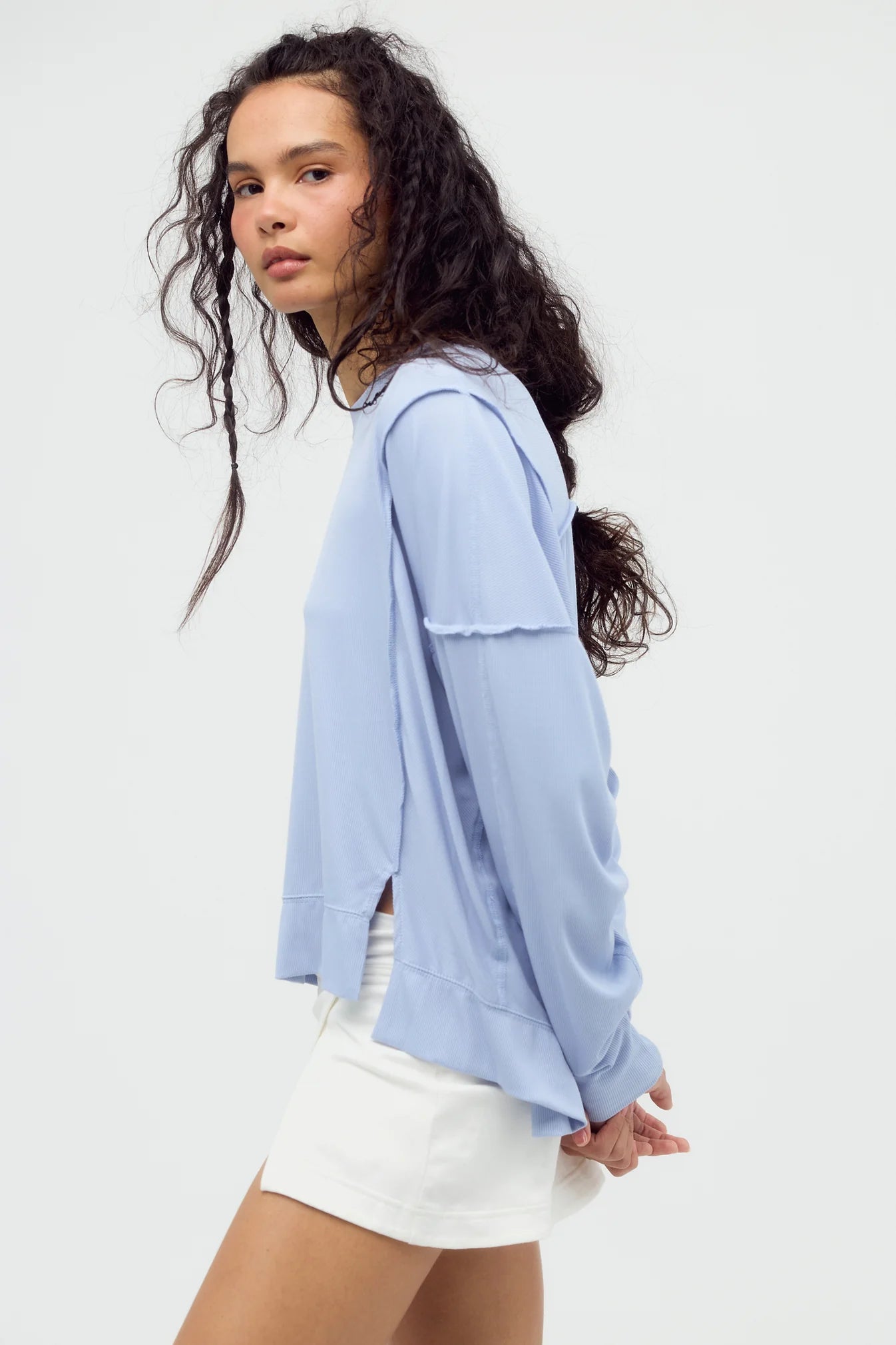 Free People Movement All My Love Long Sleeve in Lunar Bloom