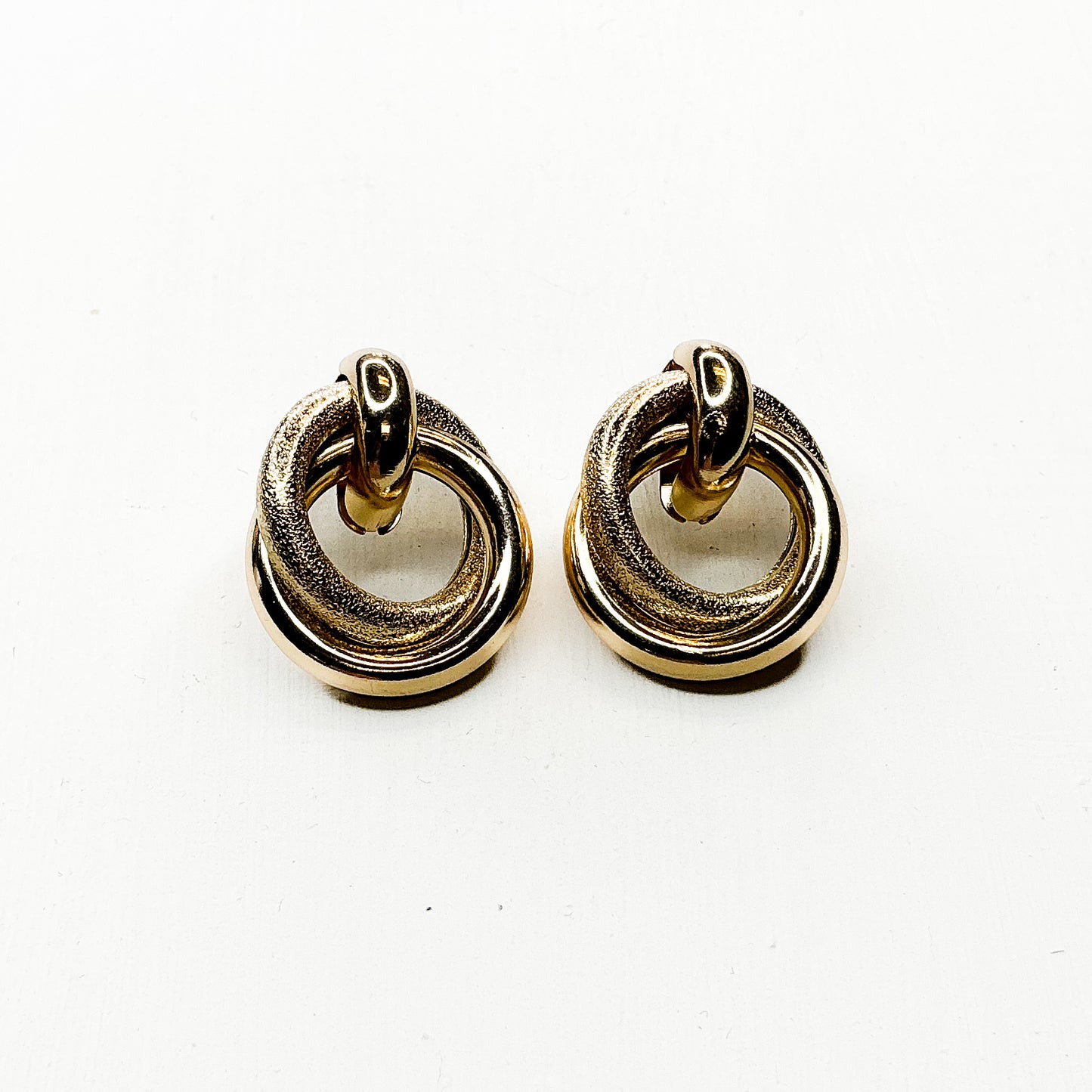 Knot Gold Earrings