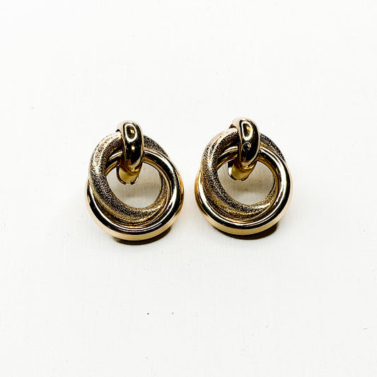 Knot Gold Earrings