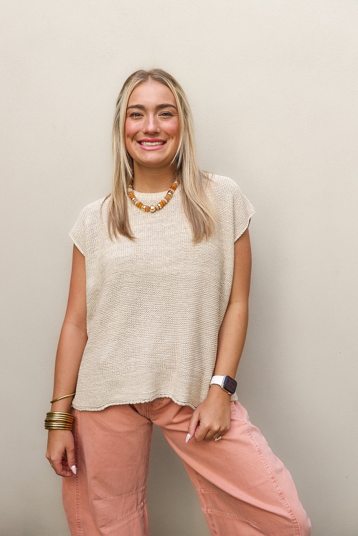 Knit Cream Sweater