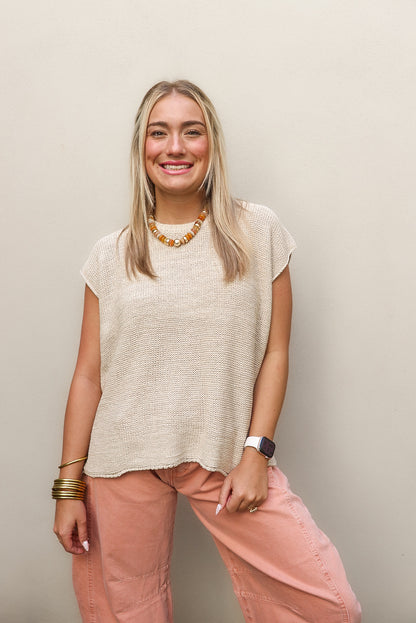 Knit Cream Sweater