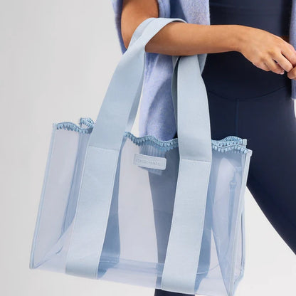 Casemate Carolina Blue Crochet Wave Jelly Tote Bag
