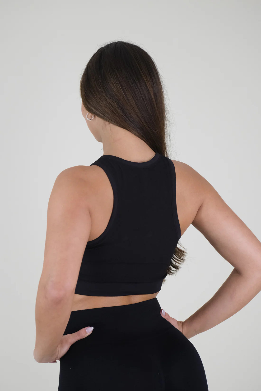 Ribbed Basic in Black | One Size