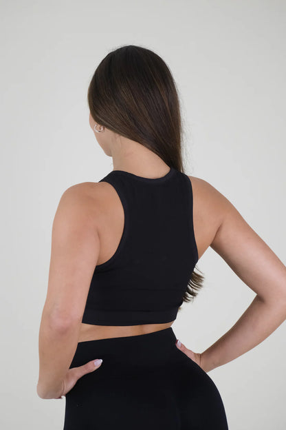 Ribbed Basic in Black | One Size