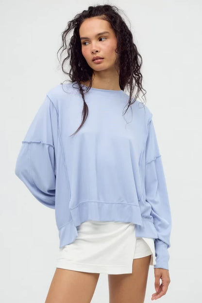 Free People Movement All My Love Long Sleeve in Lunar Bloom