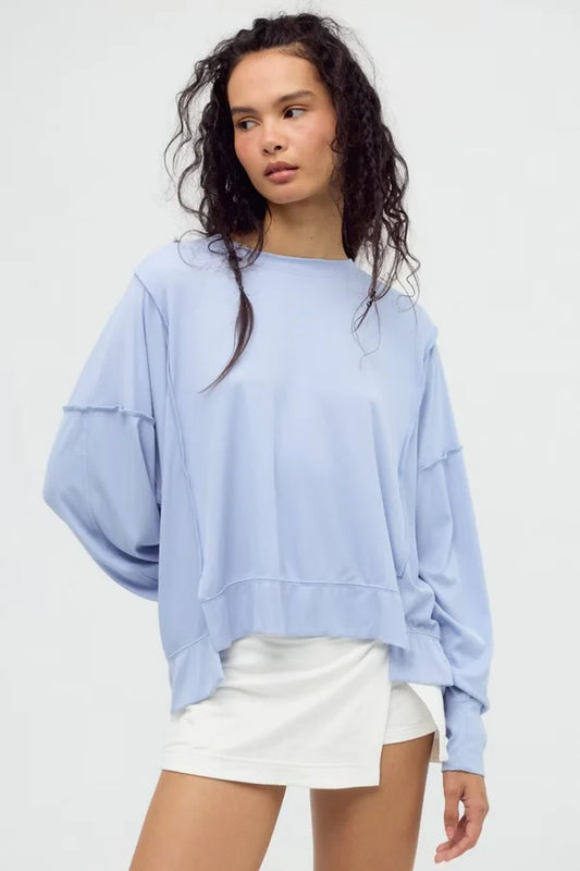 Free People Movement All My Love Long Sleeve in Lunar Bloom