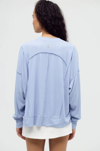 Free People Movement All My Love Long Sleeve in Lunar Bloom