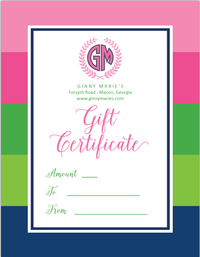 Gift Certificates