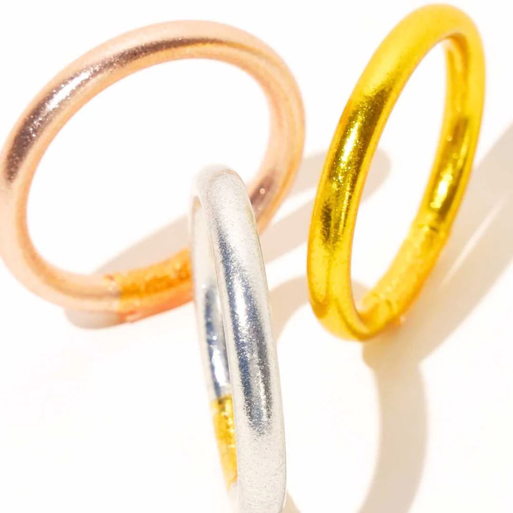 Budha Girl All Weather Tzubbie Bangle in Champagne | Set of One | Small
