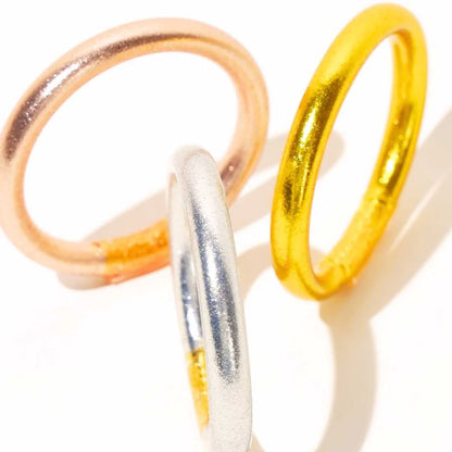 Budha Girl All Weather Tzubbie Bangle in Champagne | Set of One | Small