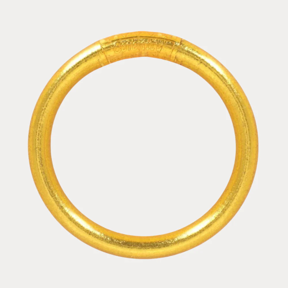 Budha Girl All Weather Tzubbie Bangle in Gold | Set of One | Medium