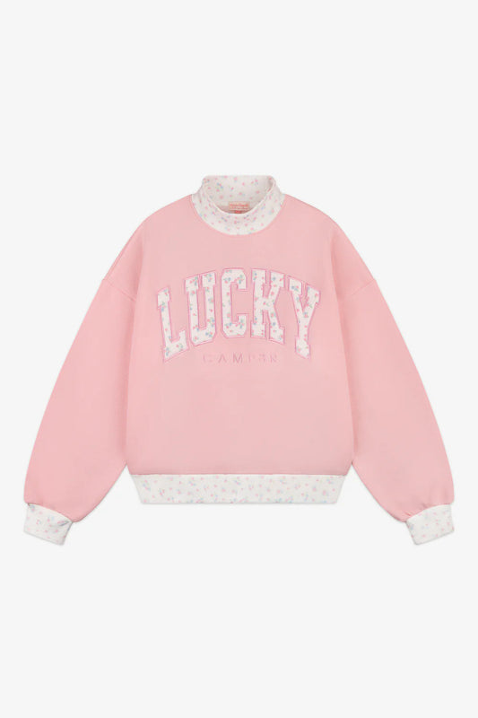 Happy Camp3r Lucky Daydream Mockneck Sweatshirt