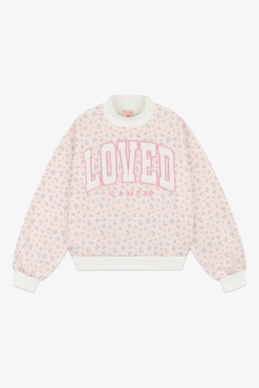 Happy Camp3r Forever Loved Mockneck Sweatshirt