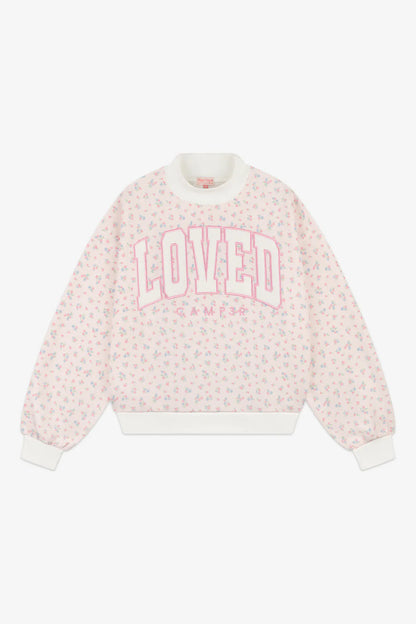 Happy Camp3r Forever Loved Mockneck Sweatshirt