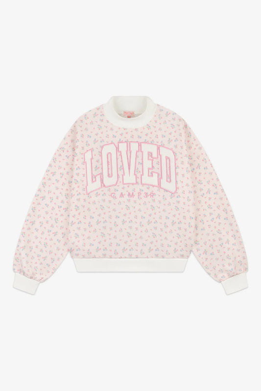Happy Camp3r Forever Loved Mockneck Sweatshirt