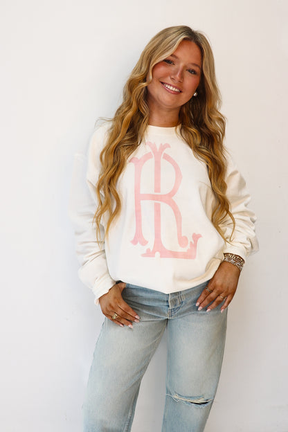 2 Letter Monogram Comfort Colors Crewneck