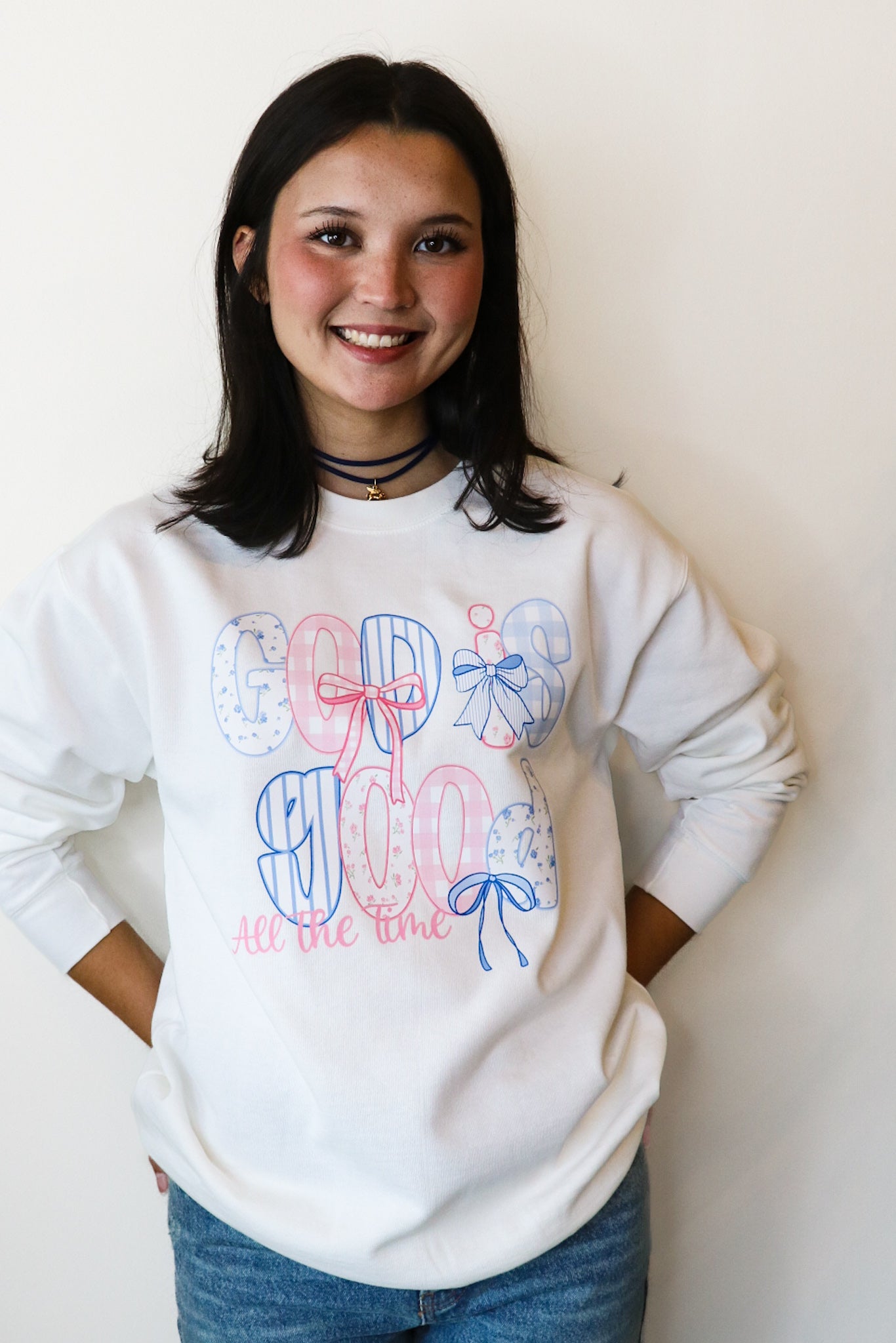 God is Good All the Time Comfort Colors Sweatshirt