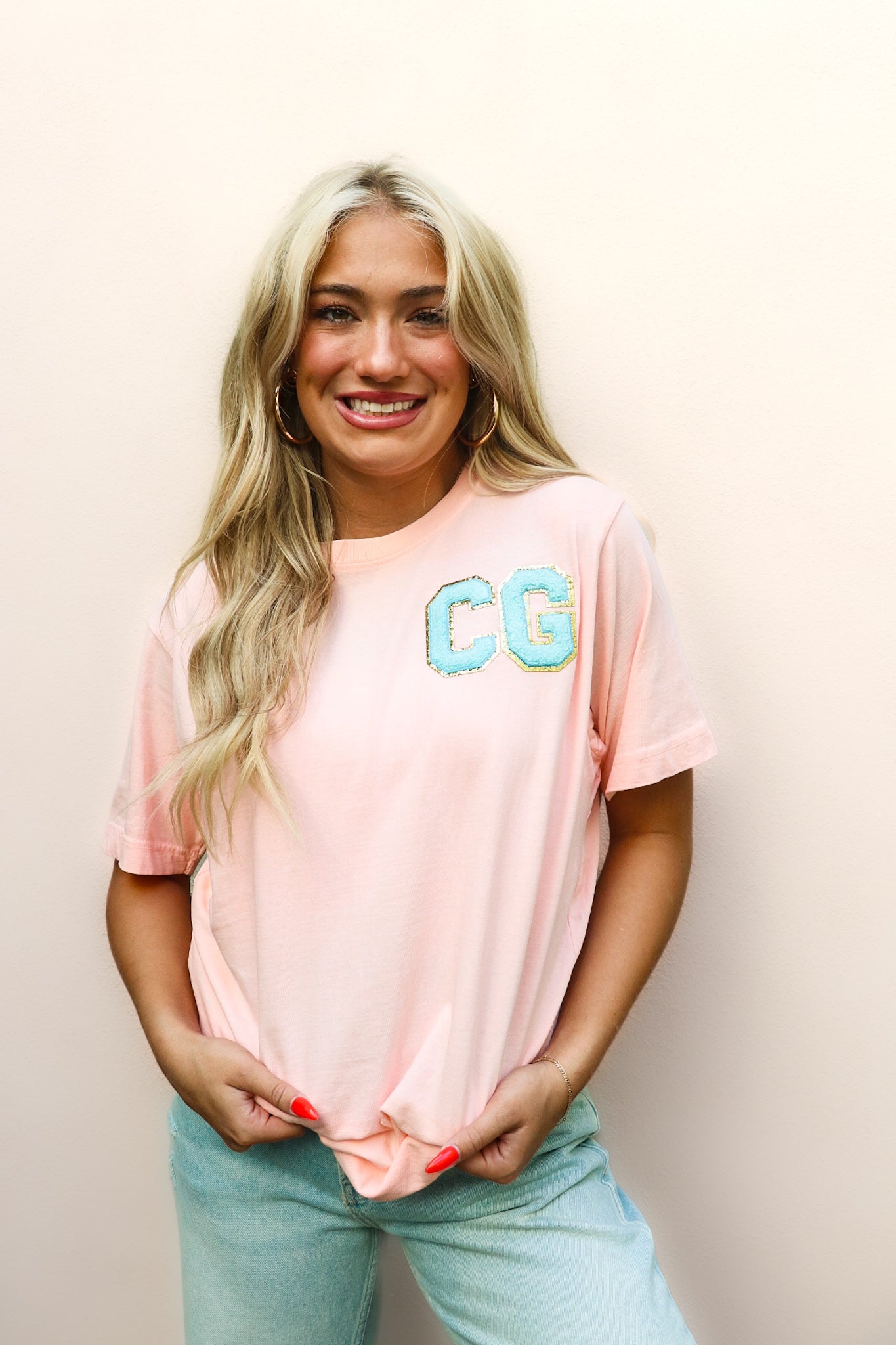 Monogram Comfort Colors Patch Tee