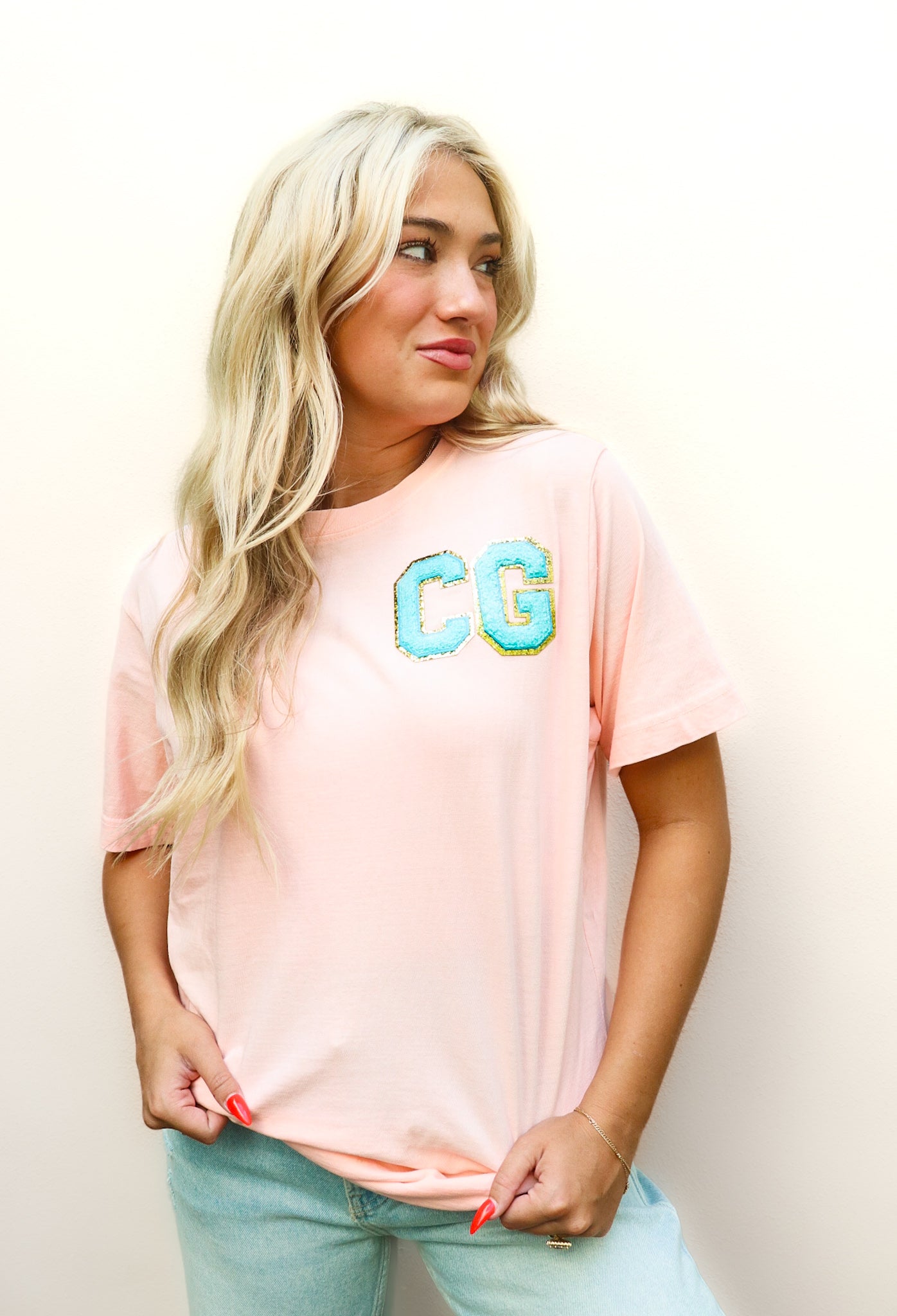 Monogram Comfort Colors Patch Tee