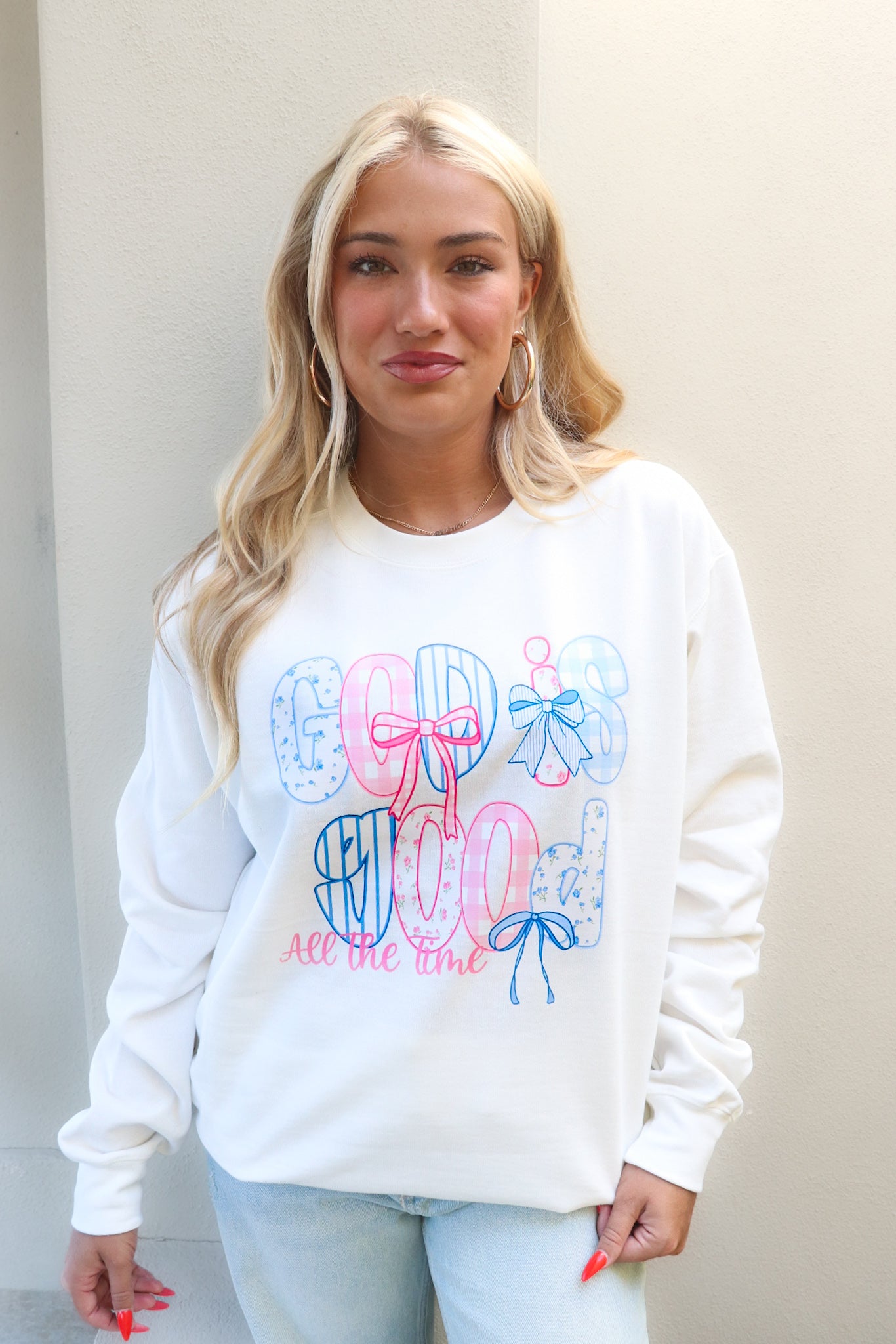 God is Good All the Time Comfort Colors Sweatshirt