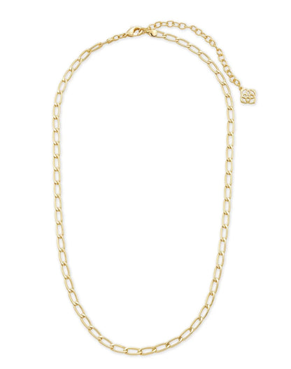 Kendra Scott Merrick Chain Necklace in Gold