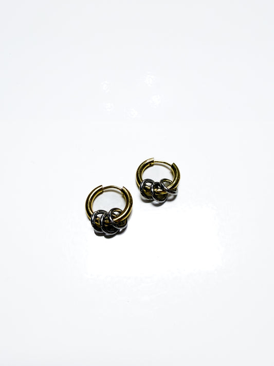 Mixed Metal Hoops