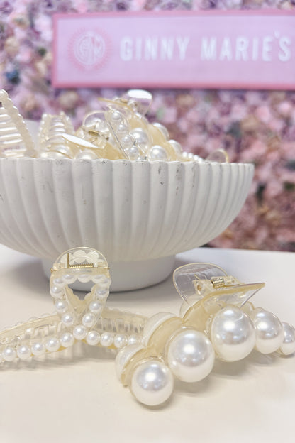 Pearl Hair Clips