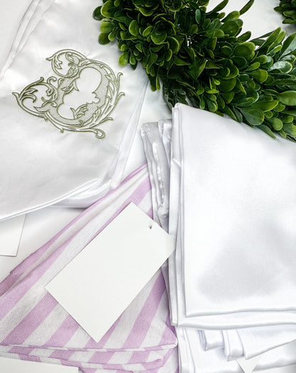 Monogram Wreath Sashes